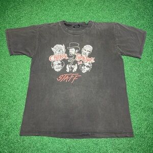 Vintage 90s Chiller Theatre 1999 Horror Wolfman Retro Monster Faded L/XL T Shirt